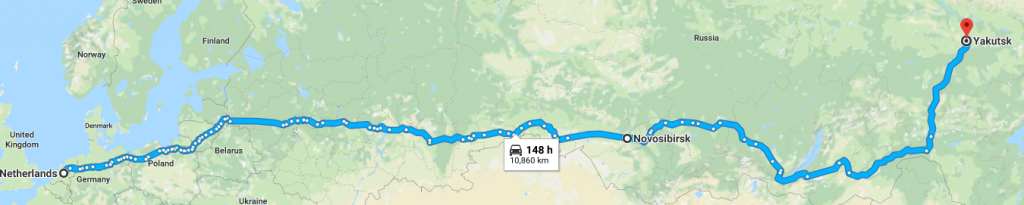 Transportation of medical equipment from the Netherlands to Yakutsk.PNG Transportation of medical equipment from the Netherlands to Yakutsk.PNG